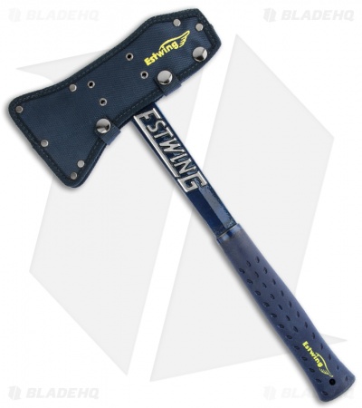 Estwing Black Eagle Tomahawk w/ Blue Rubberized Handle
