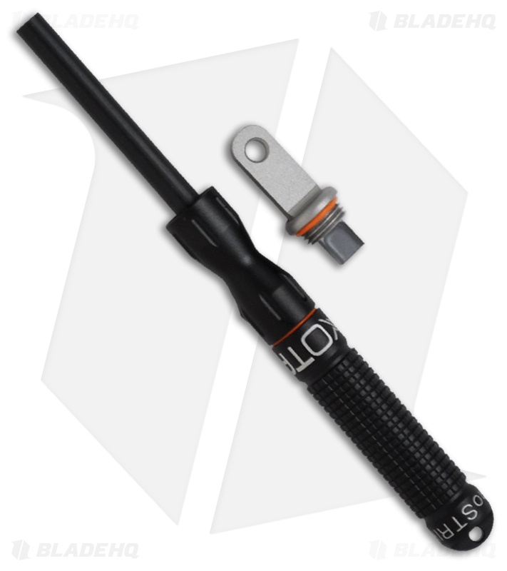 Exotac nanoSTRIKER Fire Starter Ferro Rod Ultra-Portable Keychain (Black)