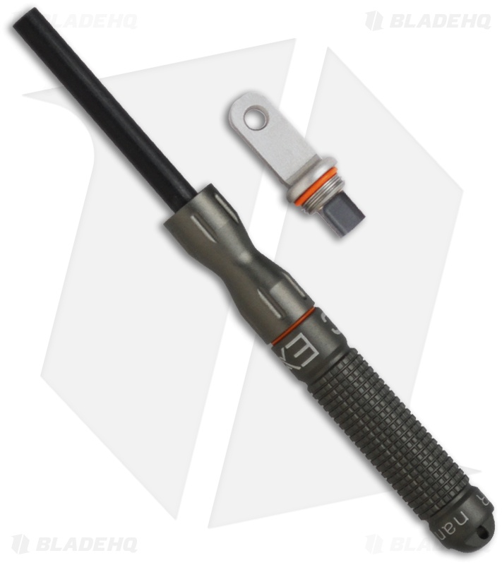 Exotac nanoSTRIKER Fire Starter Ferro Rod Ultra-Portable Keychain (Gunmetal)
