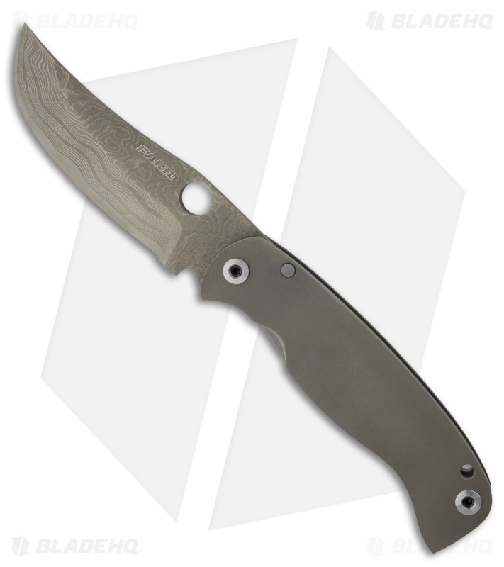 Farid Knives Custom K2 Knife Titanium Framelock S90V (4.5