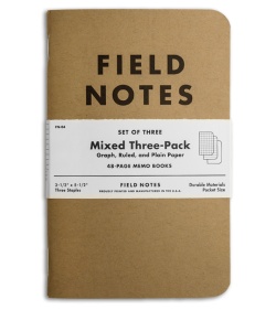 Field Notes Memo Mixed 3-Pack - Original Cover - (Brown) FN-04