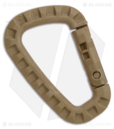 ITW Tac Link Polymer Attachment Device Carabiner (Tan)