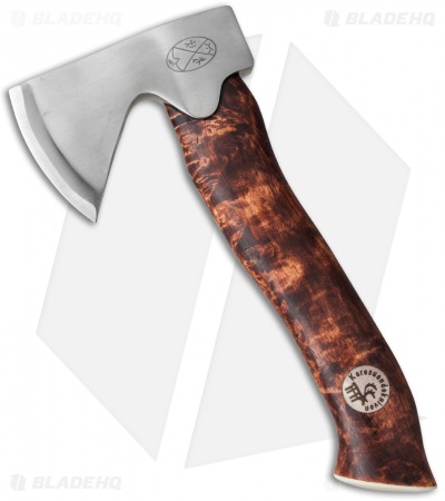 Karesuando Kniven Unna Aksu Hunting Axe Brown Curly Birch (9" Satin)