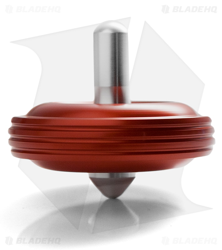 Karas Kustoms Machined Toy Spinning Top Red (Aluminum)