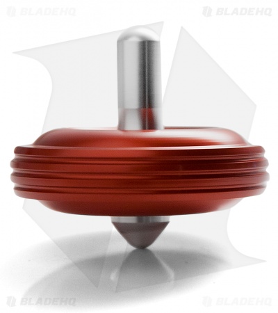 Karas Kustoms Machined Toy Spinning Top Red (Aluminum)