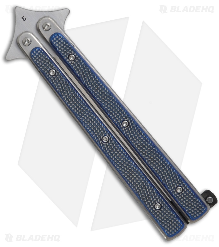 Les Voorhies Custom Knives Model 1 Balisong Butterfly Knife w/ Titanium Scales