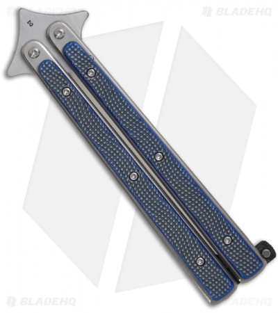 Les Voorhies Custom Knives Model 1 Balisong Butterfly Knife w/ Titanium Scales