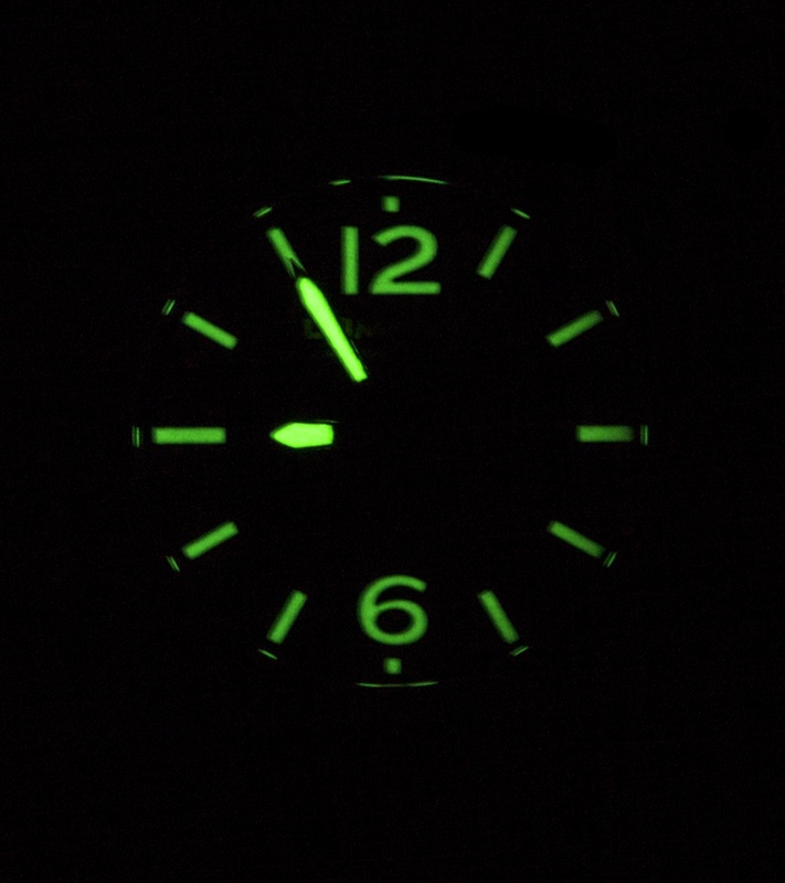Lum-Tec M52 Tungsten Carbide Chronograph Watch Vintage