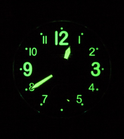 Lum-Tec B2 Super Combat Solid Titanium Luminous Chronograph Watch PVD Coating