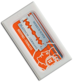 Merkur Solingen Super Platinum Double Edge Razor Blades (10 Pack)