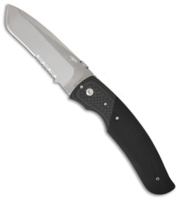 Meyerco Lightfoot Catch Dog Liner Lock Knife Carbon Fiber/G10 (4.25" Satin Serr)