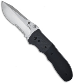 Meyerco Kirby Lambert Shock Wave Spring Assisted Knife CF/G-10 (3.625" Serr)