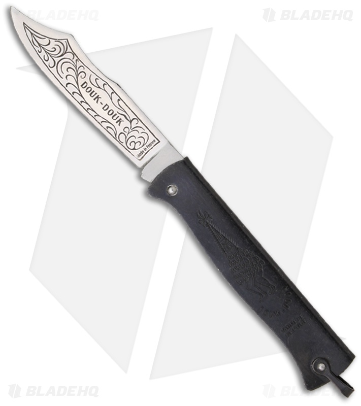 Douk-Douk Slip Joint Knife Black (3.625" Satin)
