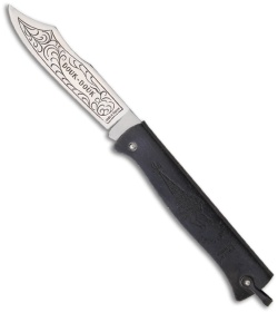 Douk-Douk Slip Joint Knife Black (3.625&quot; Satin) | 20881