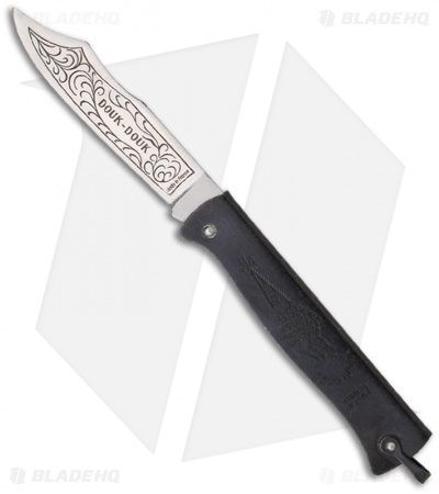 Douk-Douk Slip Joint Knife Black (3.625" Satin)