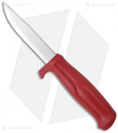 Morakniv Craftline Q 511 High Carbon Blade & Red Handle (3.75" Satin)