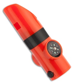 NDUR 7-in-1 Survival Whistle Orange 23035