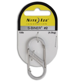 Nite Ize S-Biner #2 Stainless Steel Double Clip Carabiner