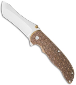 John Grimsmo The Norseman Flipper  Bronze Titanium Folder (3.625" Plain) 068