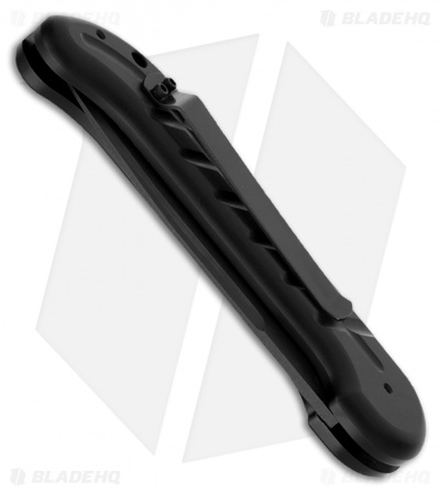 Ox Forge Original Black Automatic Knife (3.75" Black Plain) BLK-2012