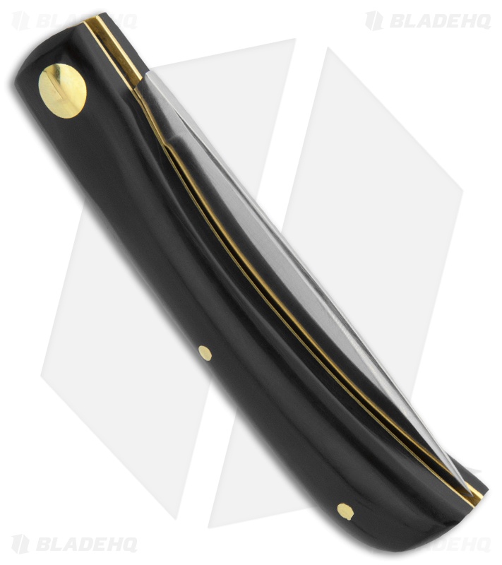 Queen Cutlery Country Cousin Knife 3.625" Black Delrin 70B