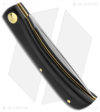 Queen Cutlery Country Cousin Knife 3.625" Black Delrin 70B