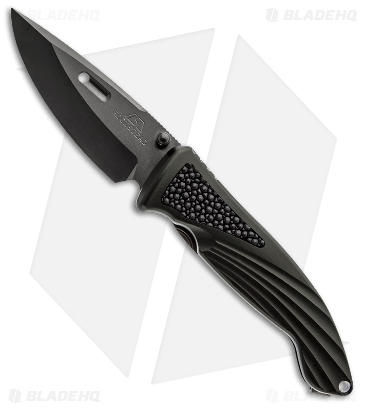 Rockstead KOU-DLC Folding Knife (3" Polished DLC)