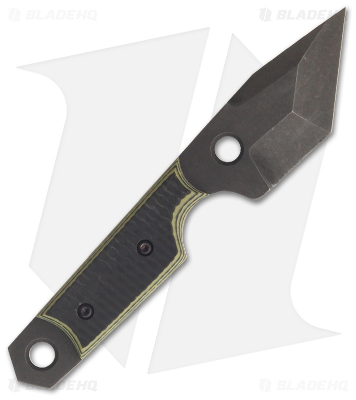 SAMです。 Sam Eddleman Tanto Dashi Neck Knife Stacked CF/G-10 Fixed Blade (2