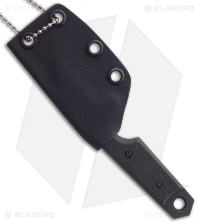 Sam Eddleman Wharncliffe Dashi Neck Knife LSCF Fixed Blade (2" Plain)
