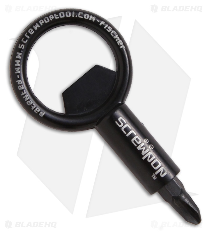 Screwpop 6-in-1 Keychain Multi-Tool (Black)