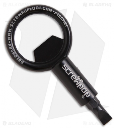 Screwpop 6-in-1 Keychain Multi-Tool (Black)