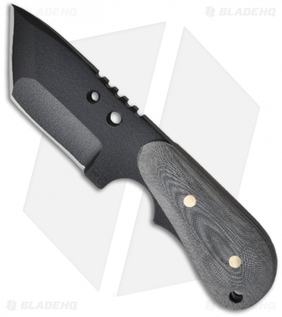 Shadow Tech Knives Back-Up XL Tanto Knife Fixed Blade Micarta (3.5" Plain)