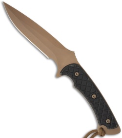 Spartan Blades Ares Knife Fixed Blade Black Micarta (5.38" DE Plain) SB1