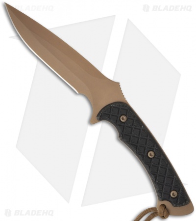Spartan Blades Ares Knife Fixed Blade Black Micarta (5.38" DE Plain) SB1