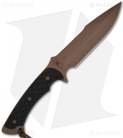 Spartan Blades Horkos Knife Fixed Blade Green Micarta (5.69" FDE) SB4