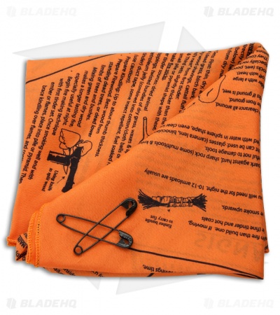 Survival Metrics Head for Survival Triangular Bandana Cravat (Orange)