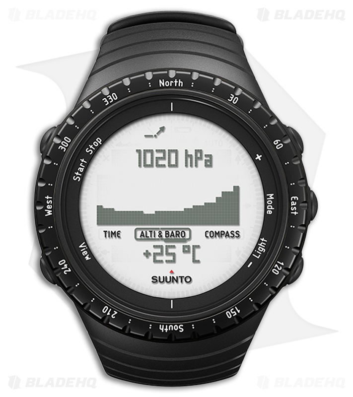 suunto core all black digital watch