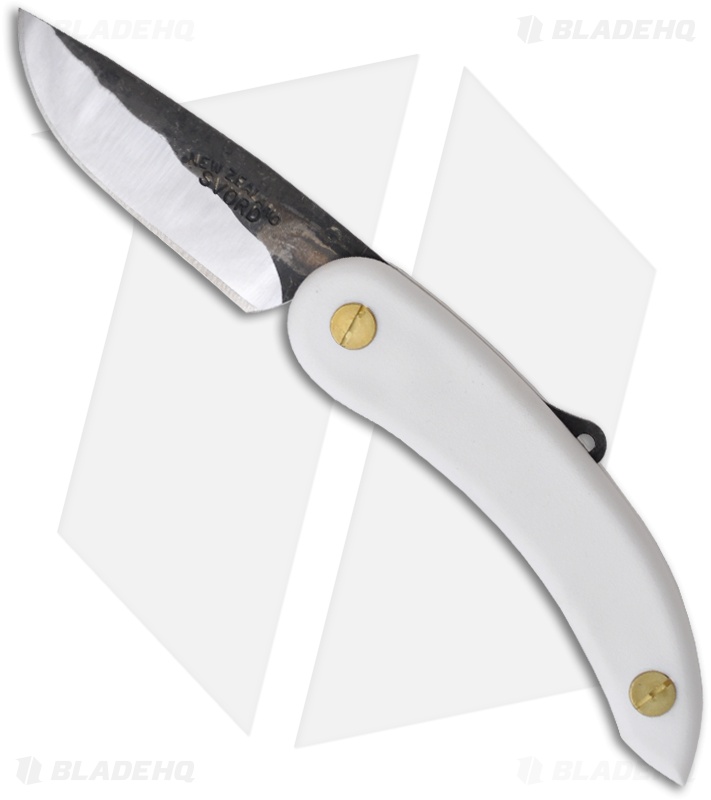 Svord Peasant Knife Friction Folder White Polypropylene (3.25" Black)