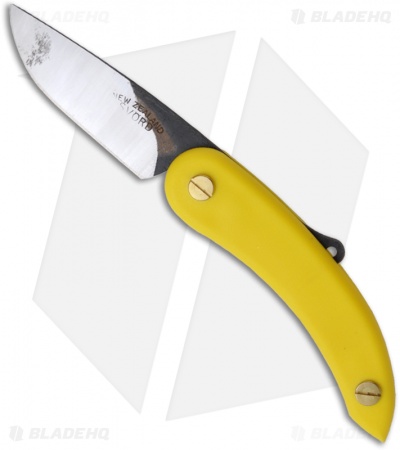 Svord Peasant Knife Friction Folder Yellow (3.25" Satin)