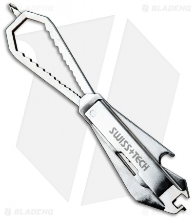 Swiss Tech Micro-Slim 9-in-1 Stainless Steel Keychain Multi-Tool Set