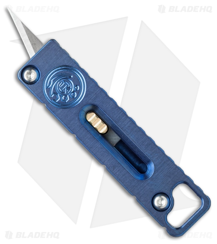 Tactical Keychains TUKK Titanium Utility Keychain Knife - Blue
