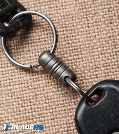Tactical Keychains Ti-MQR Titanium Magnetic Quick Release - Stonewash