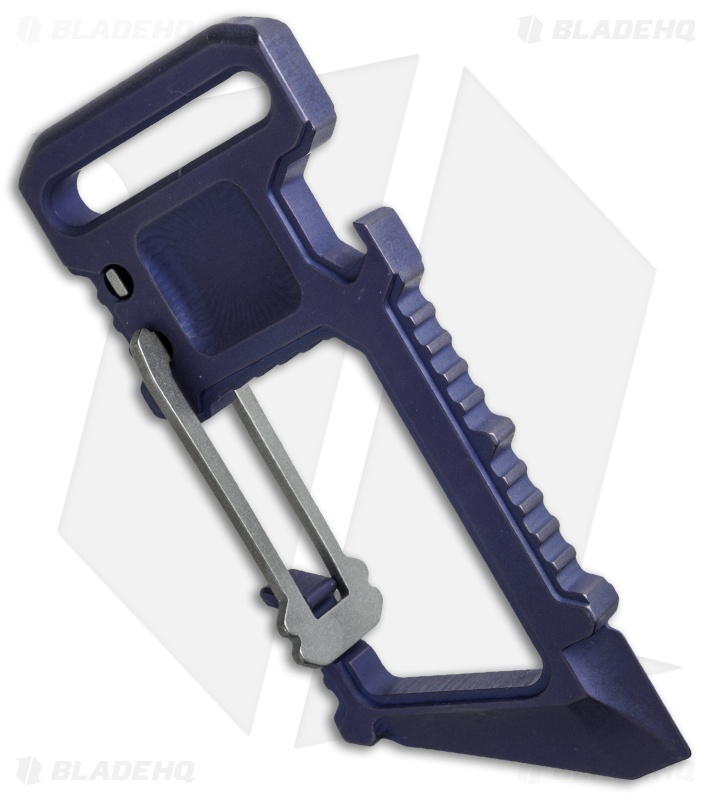 Ti2 Design Whar-Biner Utility Carabiner Tool - Blurple Titanium