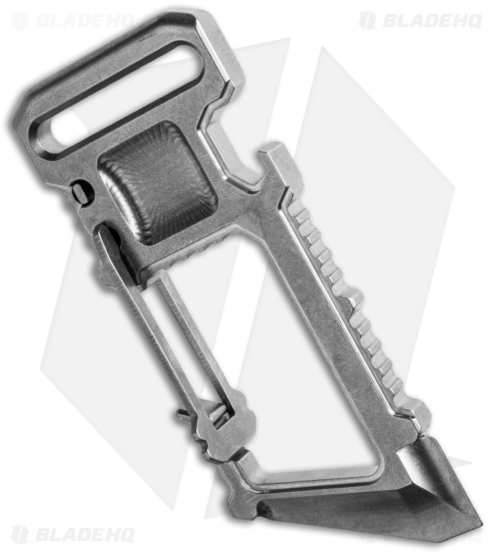 Ti2 Design カラビナ　EDC ツール Ti2 Design Whar-Biner Utility Carabiner Tool - Tumbled Titanium