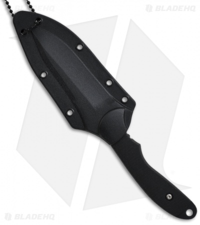 Timberline Lightfoot Mini Pit Bull Knife Fixed Blade (3" Black Plain) 7223-B