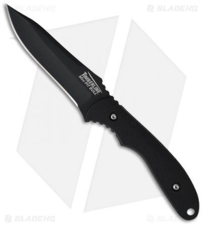 Timberline Lightfoot Mini Pit Bull Knife Fixed Blade (3" Black Plain) 7223-B