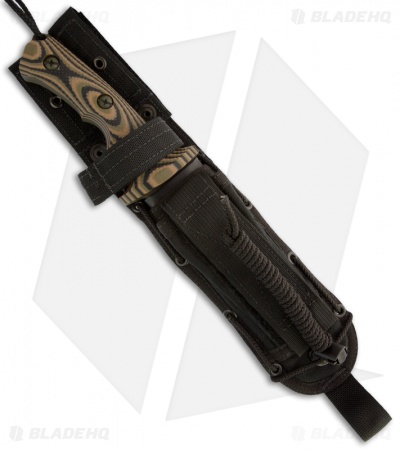 Treeman Knives Combat Hunter Fixed Blade Knife Camo G10 (5.5" OD Green)