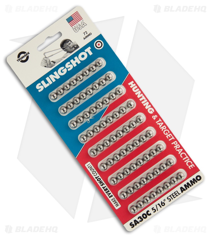 Trumark 5/16" Slingshot Ammo Steel (72 Qty)