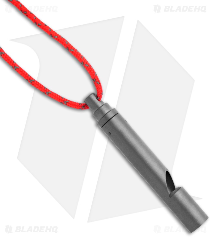 Vargo Titanium Emergency Whistle with Cord