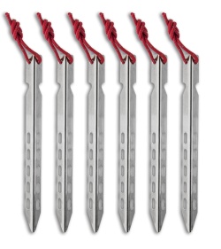 Vargo Ultralight Ascent Tent Stakes (6 Pack) T-106